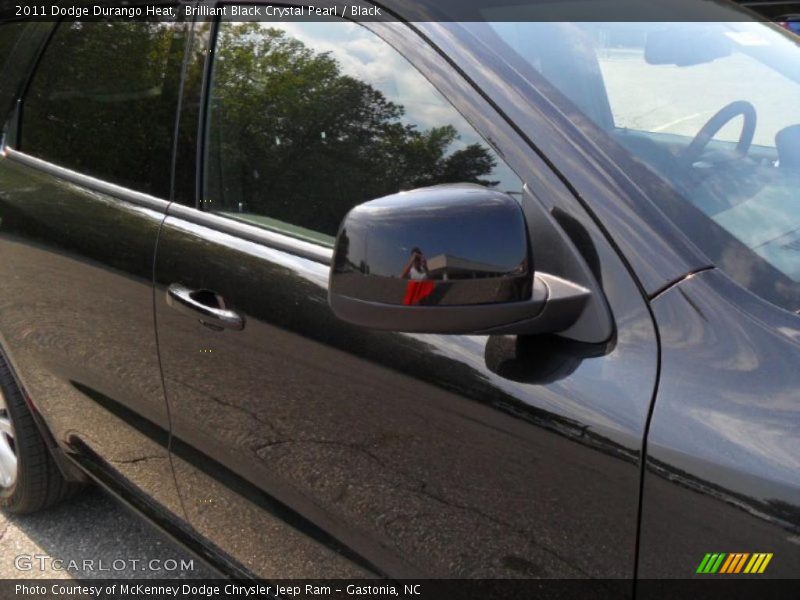 Brilliant Black Crystal Pearl / Black 2011 Dodge Durango Heat