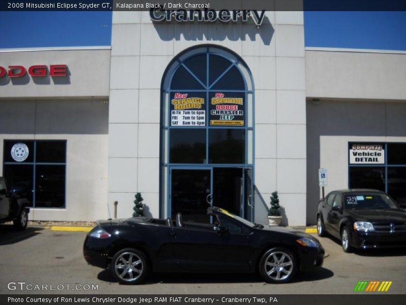 Kalapana Black / Dark Charcoal 2008 Mitsubishi Eclipse Spyder GT