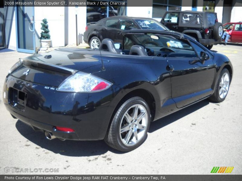 Kalapana Black / Dark Charcoal 2008 Mitsubishi Eclipse Spyder GT