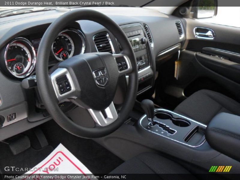 Black Interior - 2011 Durango Heat 