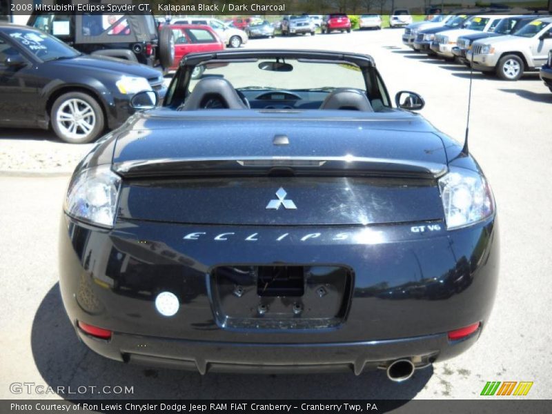 Kalapana Black / Dark Charcoal 2008 Mitsubishi Eclipse Spyder GT