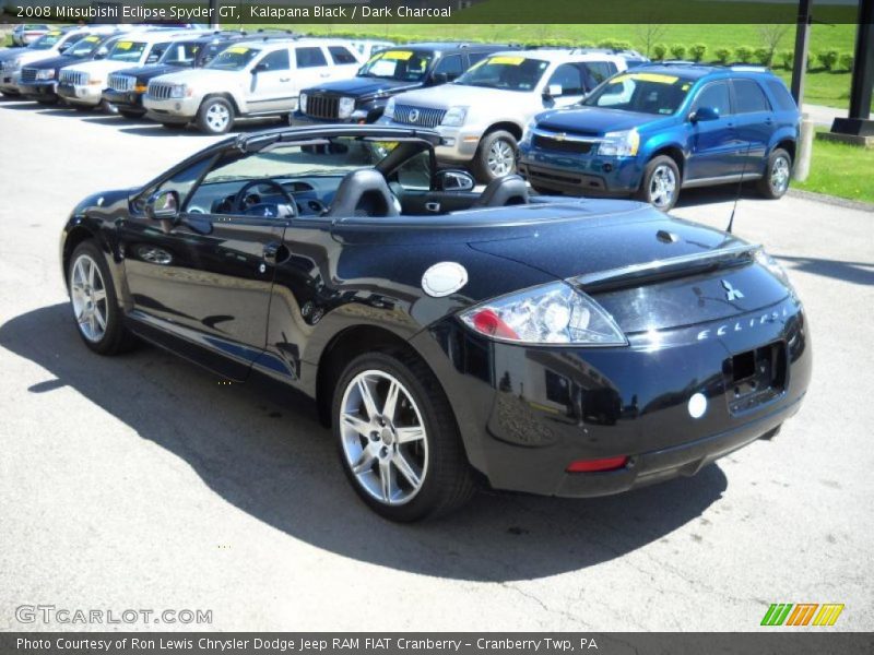 Kalapana Black / Dark Charcoal 2008 Mitsubishi Eclipse Spyder GT
