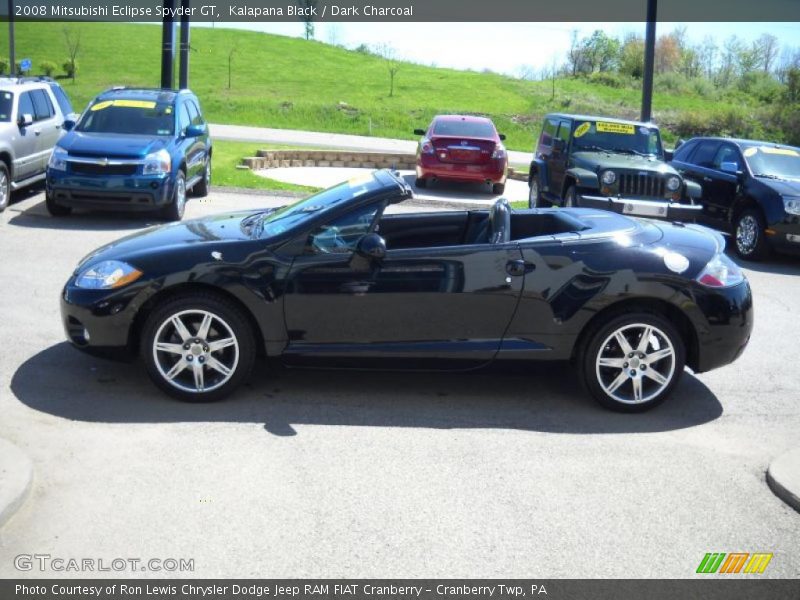 Kalapana Black / Dark Charcoal 2008 Mitsubishi Eclipse Spyder GT