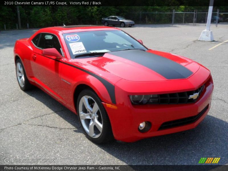 Victory Red / Black 2010 Chevrolet Camaro LT/RS Coupe
