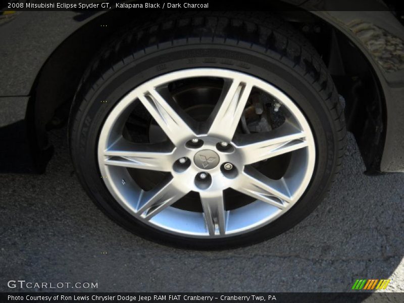Kalapana Black / Dark Charcoal 2008 Mitsubishi Eclipse Spyder GT