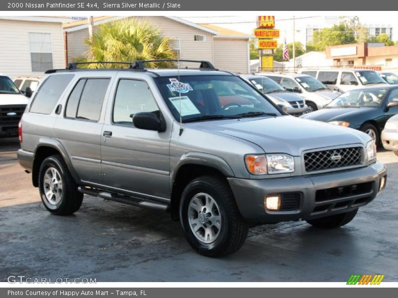 Sierra Silver Metallic / Slate 2000 Nissan Pathfinder SE 4x4