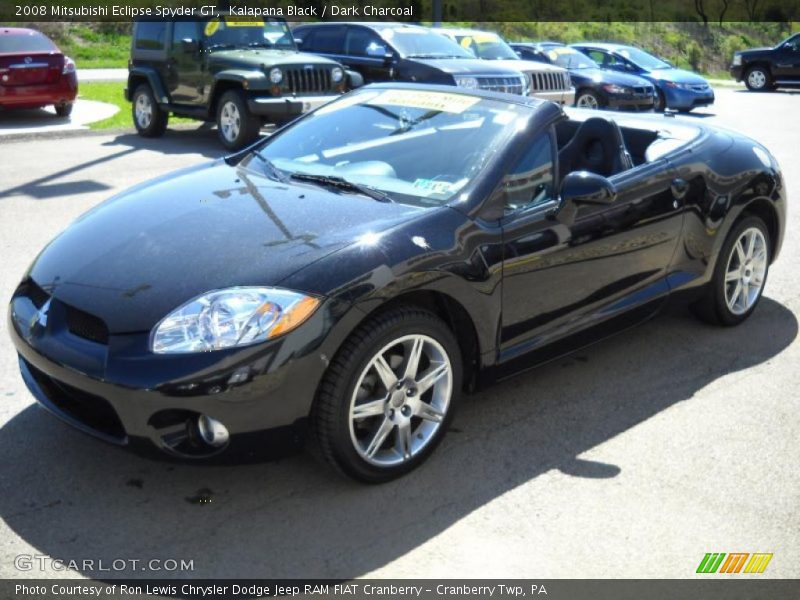 Kalapana Black / Dark Charcoal 2008 Mitsubishi Eclipse Spyder GT