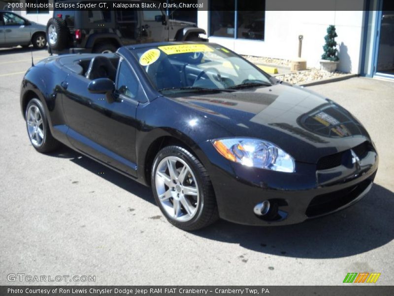 Kalapana Black / Dark Charcoal 2008 Mitsubishi Eclipse Spyder GT