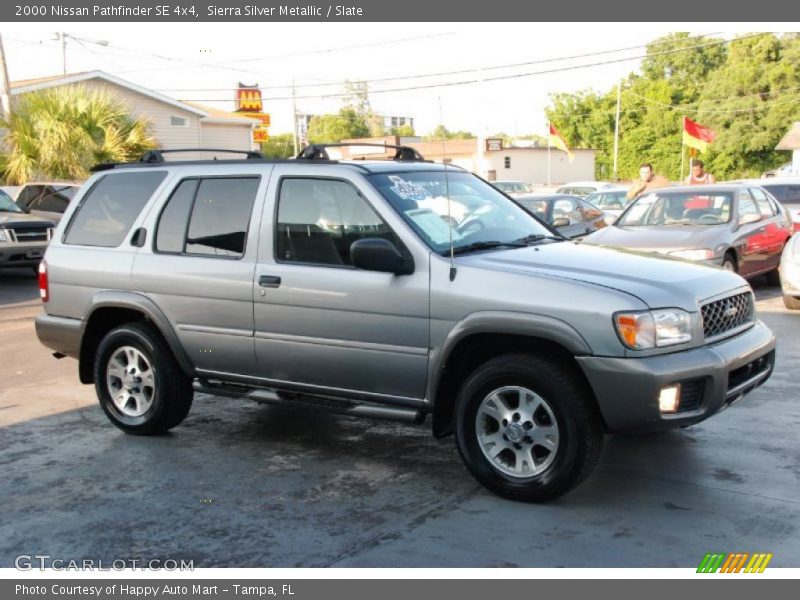 Sierra Silver Metallic / Slate 2000 Nissan Pathfinder SE 4x4