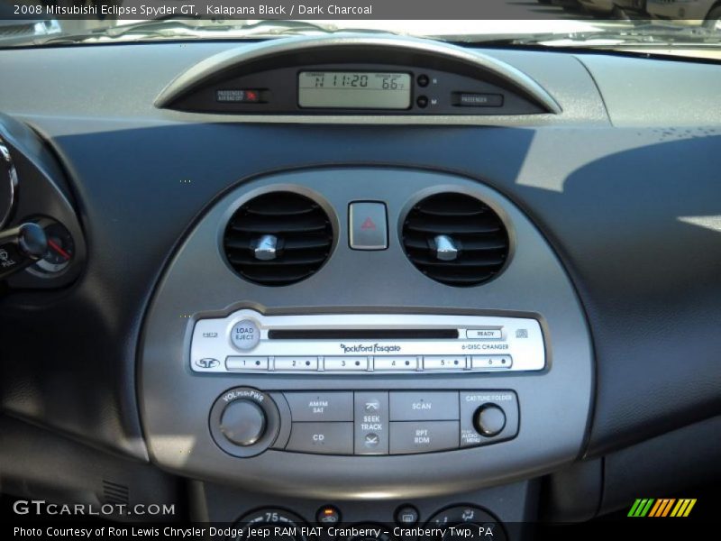 Kalapana Black / Dark Charcoal 2008 Mitsubishi Eclipse Spyder GT