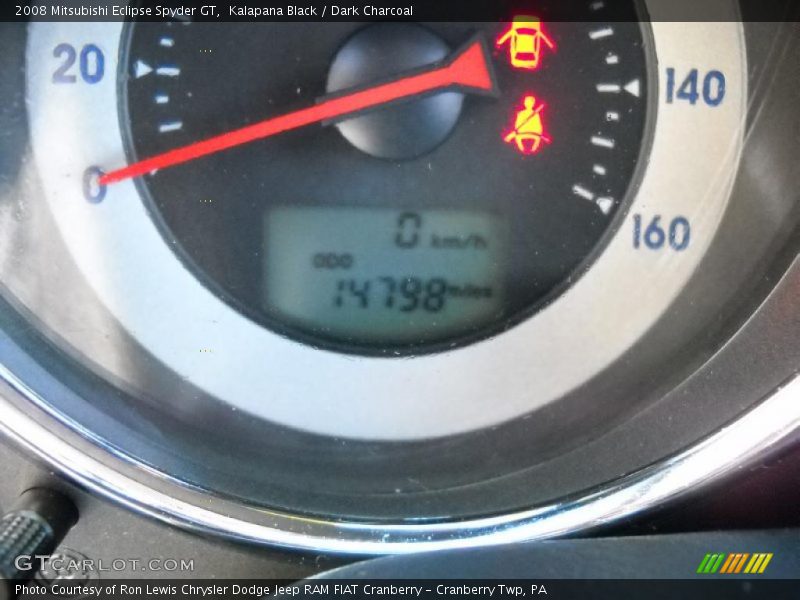 Kalapana Black / Dark Charcoal 2008 Mitsubishi Eclipse Spyder GT