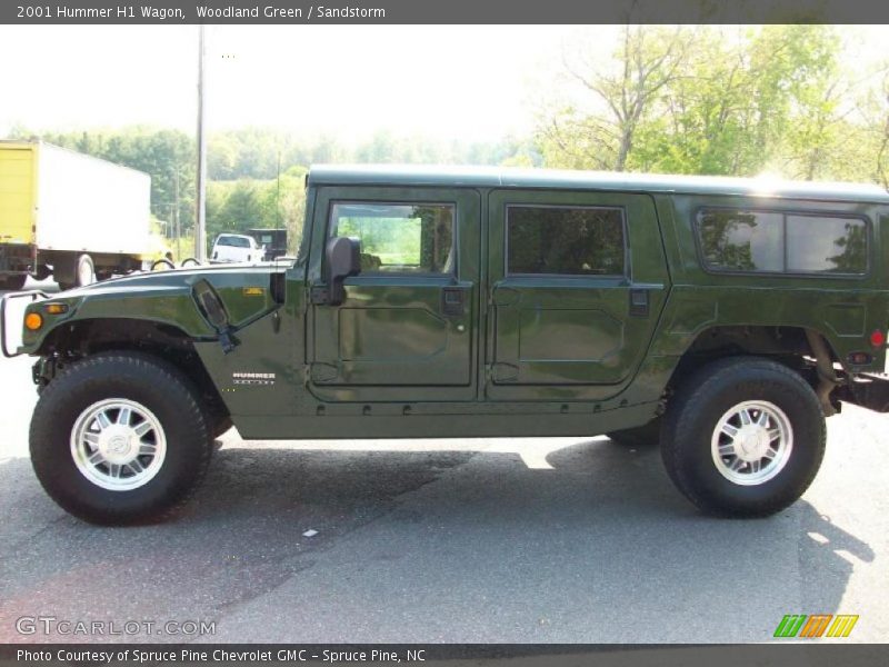 Woodland Green / Sandstorm 2001 Hummer H1 Wagon