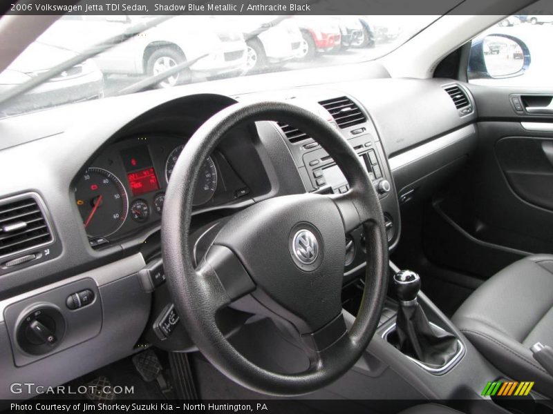 Shadow Blue Metallic / Anthracite Black 2006 Volkswagen Jetta TDI Sedan