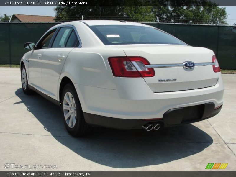 White Suede / Light Stone 2011 Ford Taurus SE