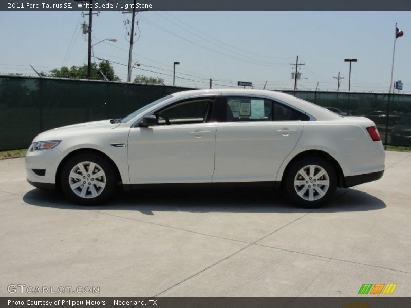 White Suede / Light Stone 2011 Ford Taurus SE
