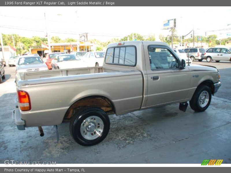 Light Saddle Metallic / Beige 1996 Ford Ranger XLT Regular Cab