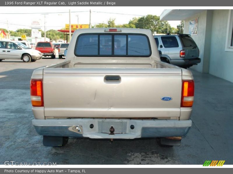 Light Saddle Metallic / Beige 1996 Ford Ranger XLT Regular Cab