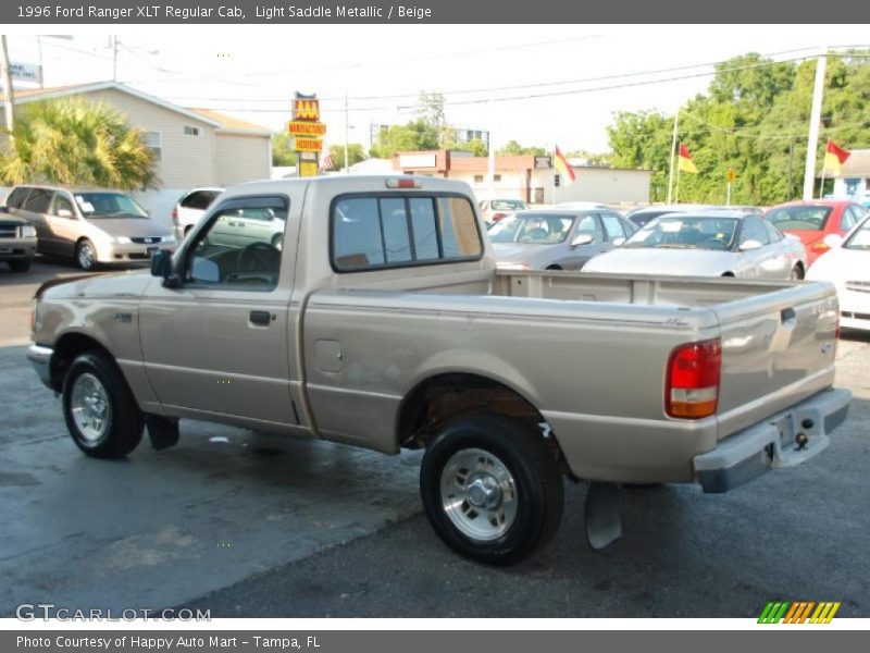 Light Saddle Metallic / Beige 1996 Ford Ranger XLT Regular Cab
