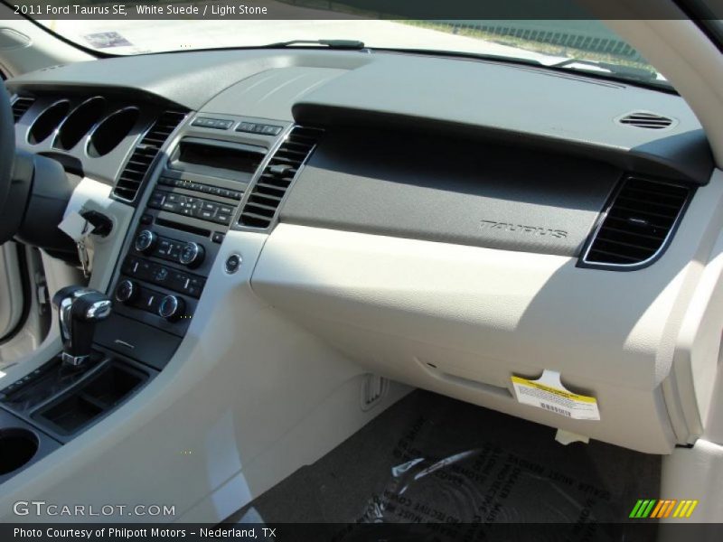 White Suede / Light Stone 2011 Ford Taurus SE