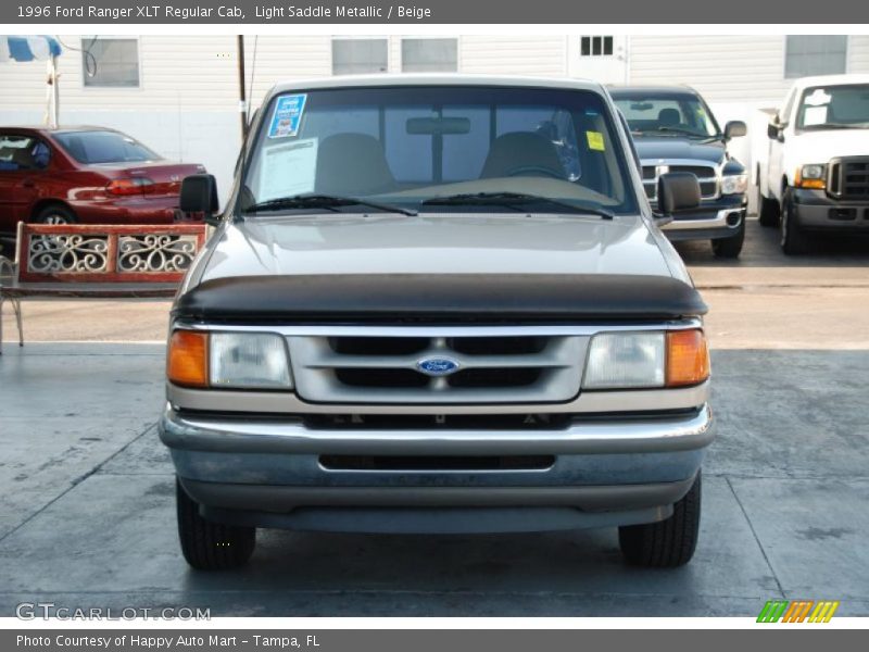 Light Saddle Metallic / Beige 1996 Ford Ranger XLT Regular Cab