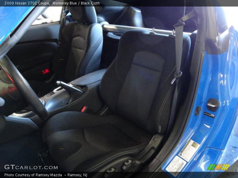 Monterey Blue / Black Cloth 2009 Nissan 370Z Coupe