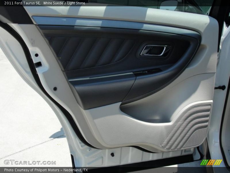 White Suede / Light Stone 2011 Ford Taurus SE