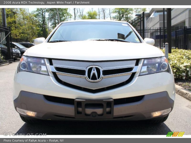 Aspen White Pearl / Parchment 2008 Acura MDX Technology