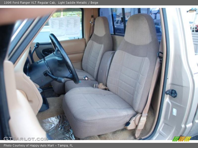 Light Saddle Metallic / Beige 1996 Ford Ranger XLT Regular Cab