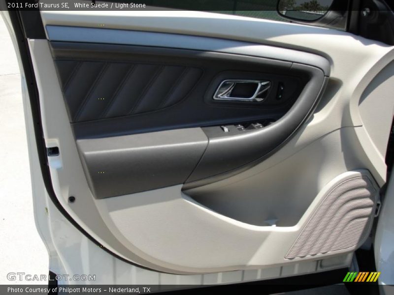 White Suede / Light Stone 2011 Ford Taurus SE