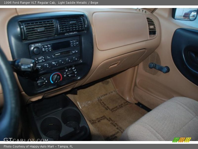 Light Saddle Metallic / Beige 1996 Ford Ranger XLT Regular Cab