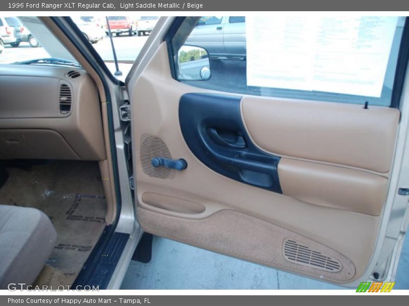 Light Saddle Metallic / Beige 1996 Ford Ranger XLT Regular Cab