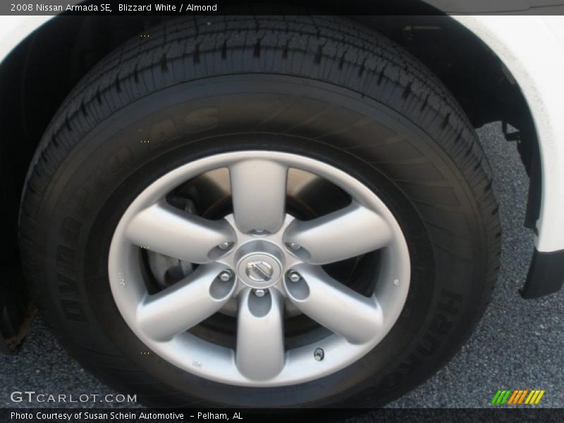 Blizzard White / Almond 2008 Nissan Armada SE
