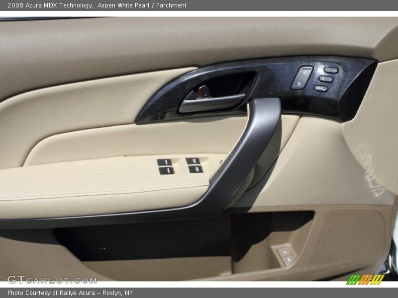 Aspen White Pearl / Parchment 2008 Acura MDX Technology