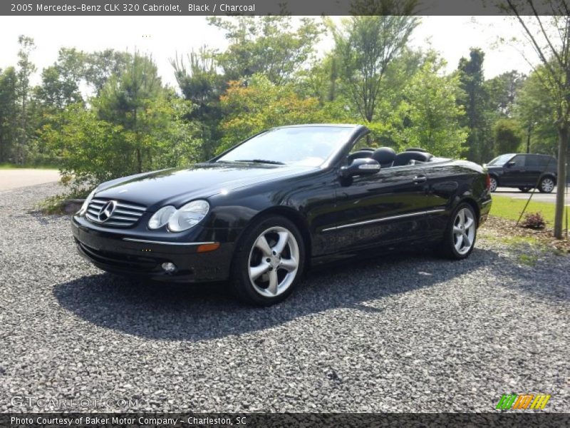 Black / Charcoal 2005 Mercedes-Benz CLK 320 Cabriolet