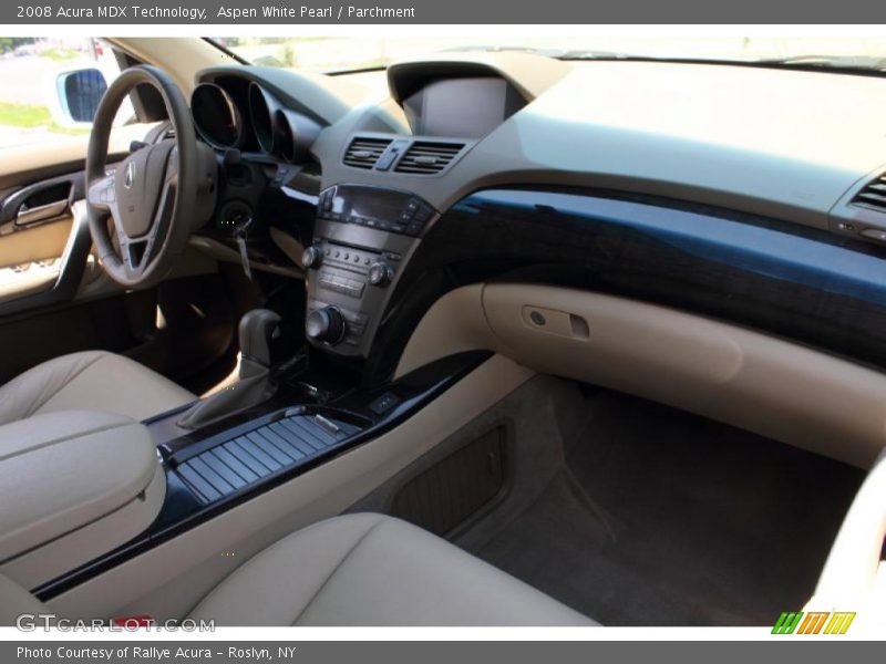 Aspen White Pearl / Parchment 2008 Acura MDX Technology