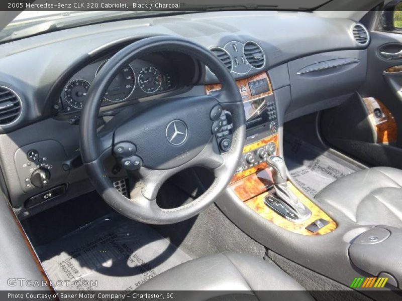 Black / Charcoal 2005 Mercedes-Benz CLK 320 Cabriolet