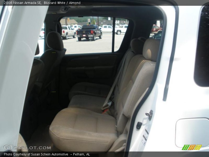 Blizzard White / Almond 2008 Nissan Armada SE
