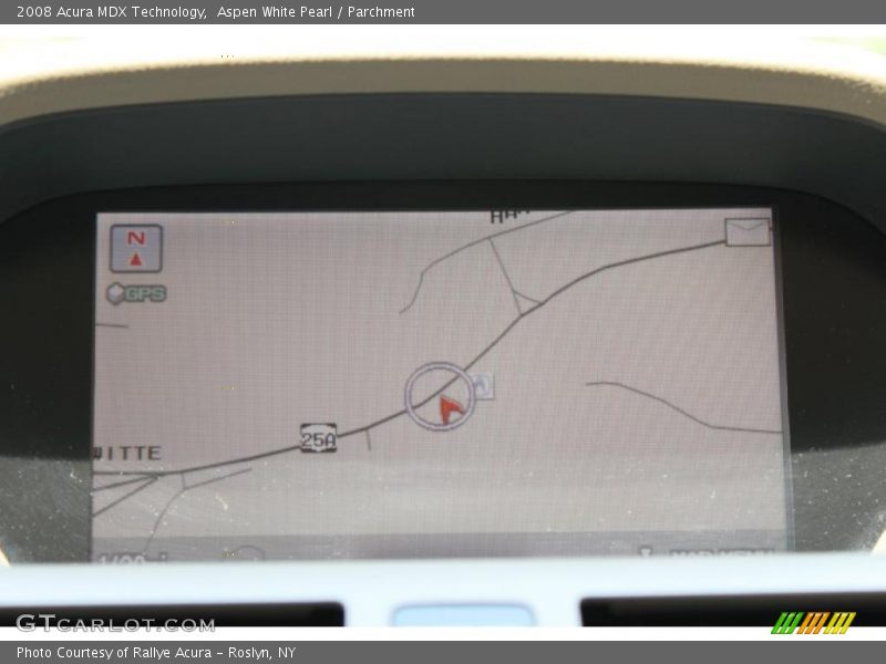 Aspen White Pearl / Parchment 2008 Acura MDX Technology