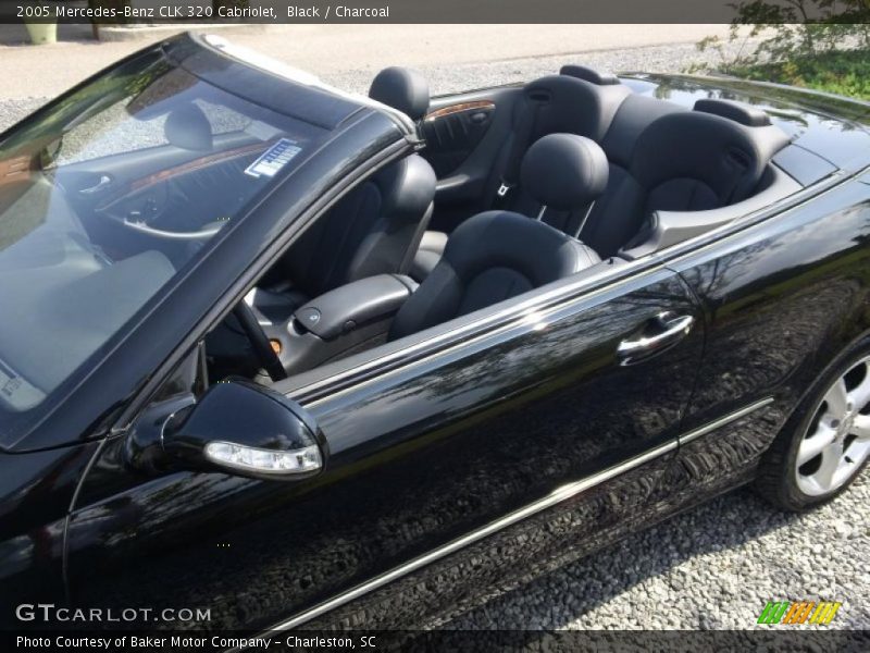 Black / Charcoal 2005 Mercedes-Benz CLK 320 Cabriolet