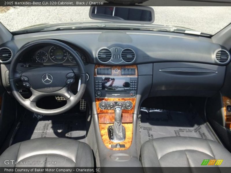 Black / Charcoal 2005 Mercedes-Benz CLK 320 Cabriolet