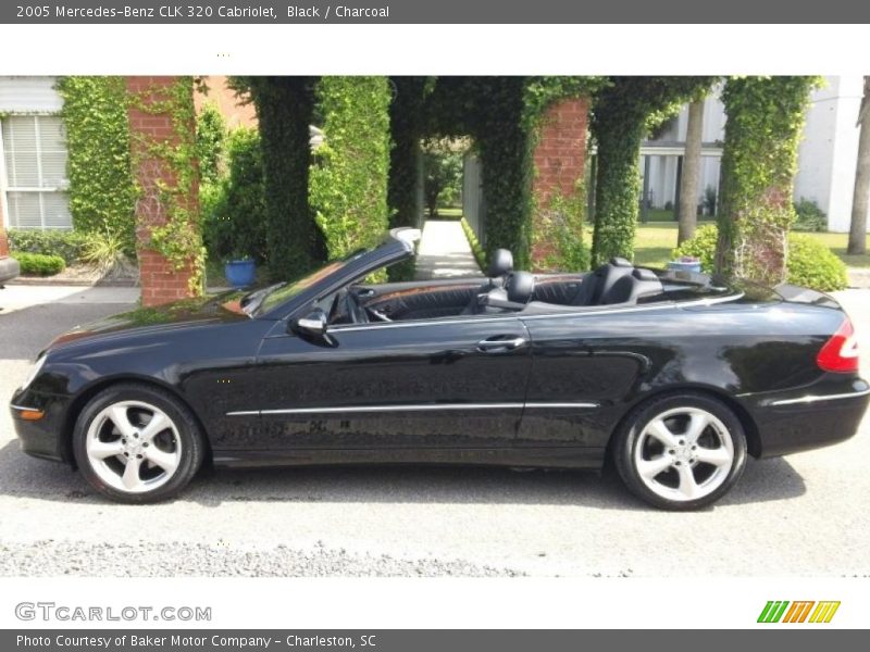 Black / Charcoal 2005 Mercedes-Benz CLK 320 Cabriolet