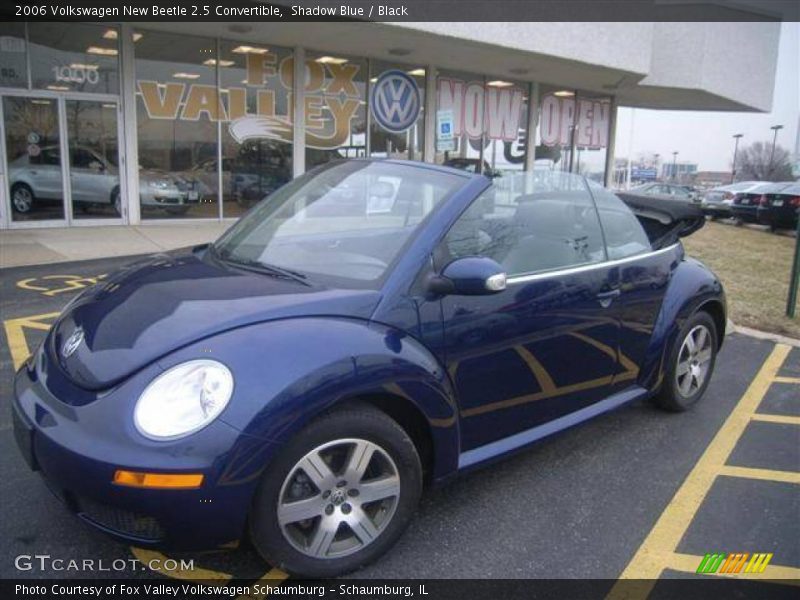 Shadow Blue / Black 2006 Volkswagen New Beetle 2.5 Convertible