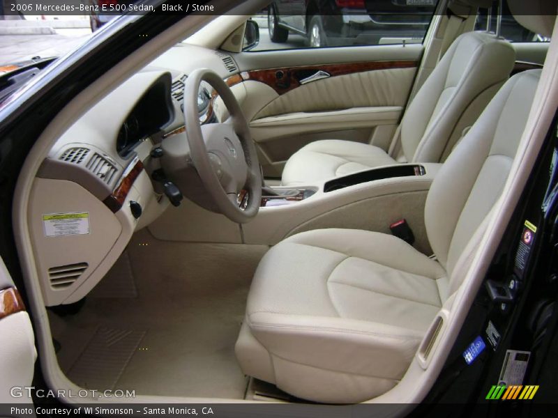 Black / Stone 2006 Mercedes-Benz E 500 Sedan
