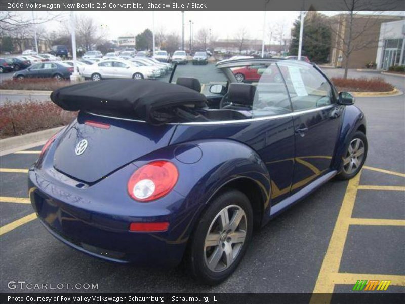 Shadow Blue / Black 2006 Volkswagen New Beetle 2.5 Convertible