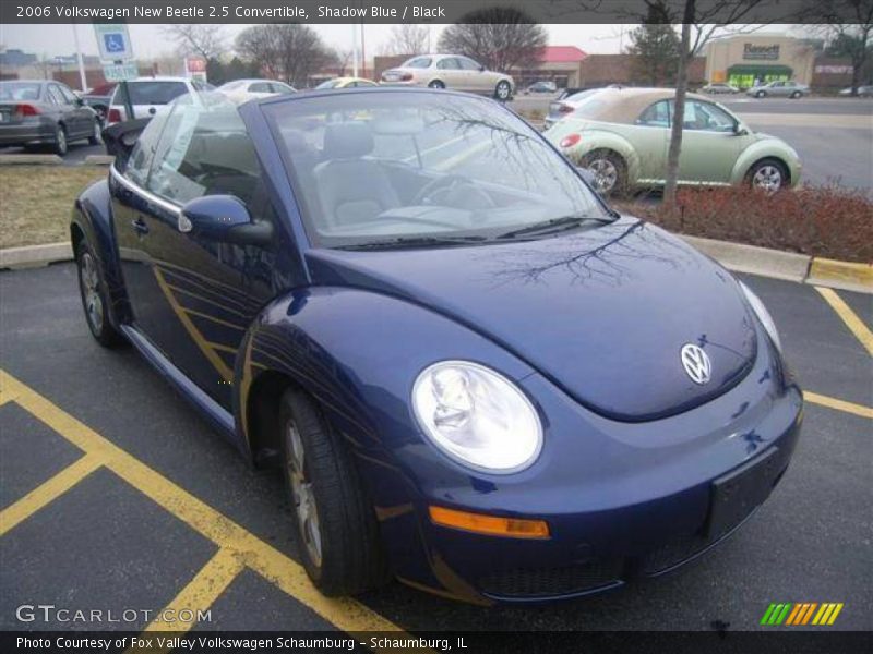 Shadow Blue / Black 2006 Volkswagen New Beetle 2.5 Convertible