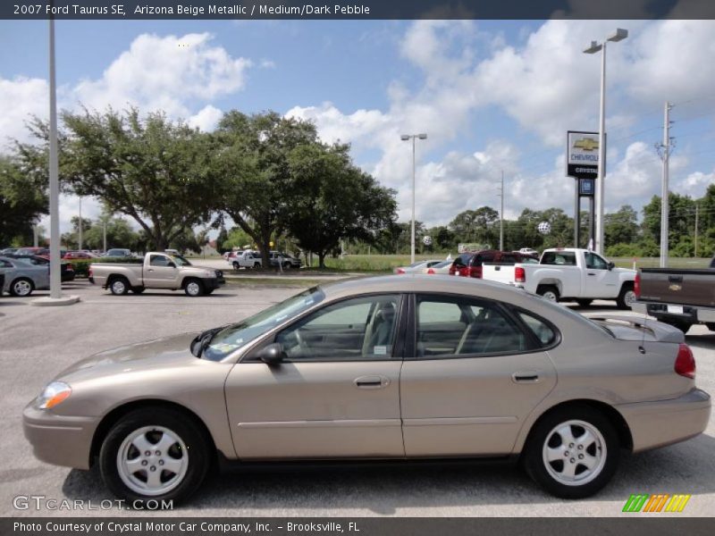 Arizona Beige Metallic / Medium/Dark Pebble 2007 Ford Taurus SE