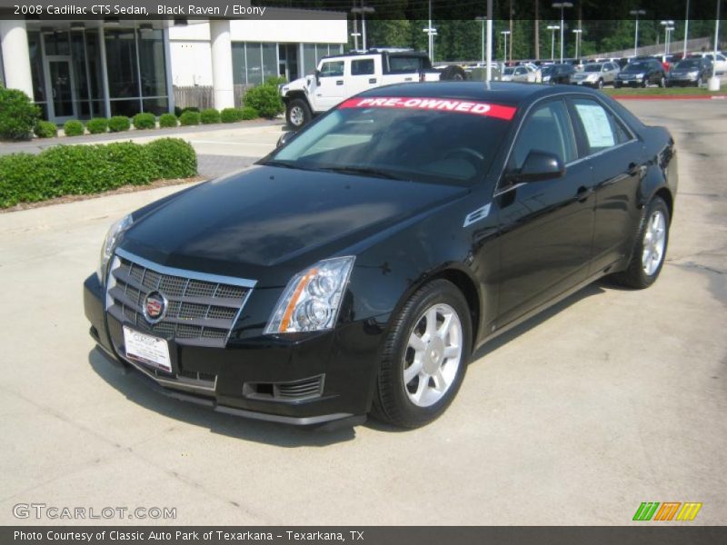 Black Raven / Ebony 2008 Cadillac CTS Sedan