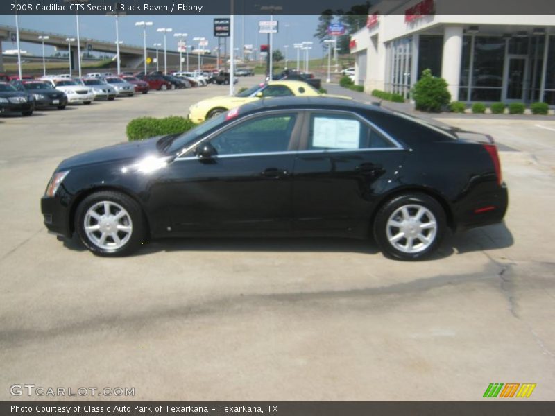 Black Raven / Ebony 2008 Cadillac CTS Sedan