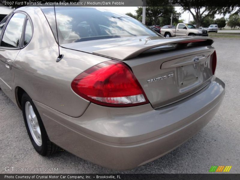 Arizona Beige Metallic / Medium/Dark Pebble 2007 Ford Taurus SE