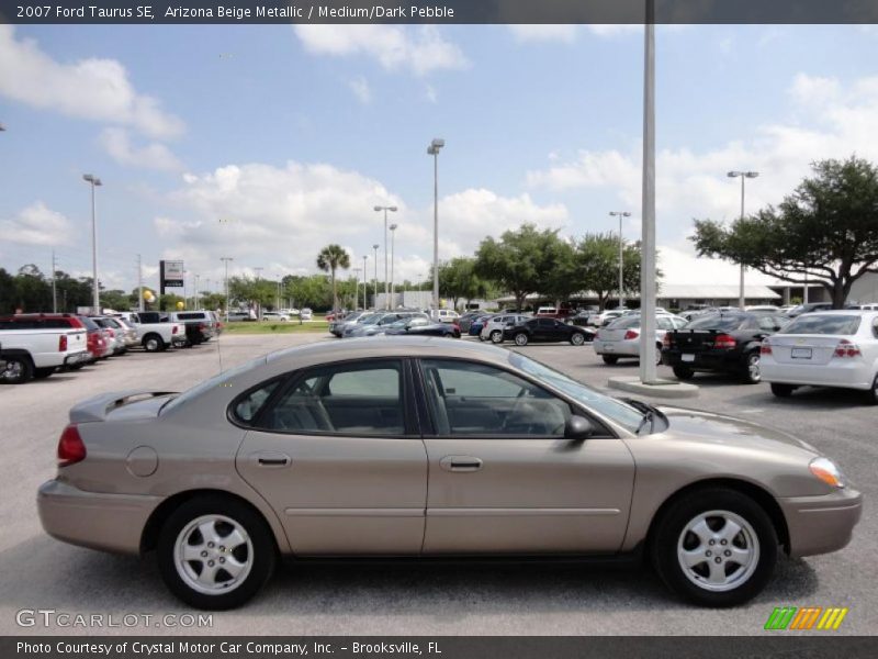 Arizona Beige Metallic / Medium/Dark Pebble 2007 Ford Taurus SE